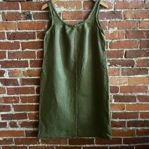 linen shift dress